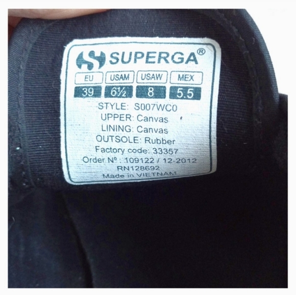 Superga Women US 8 Black Studded Lace-Up Shoes - Picture 4 of 8